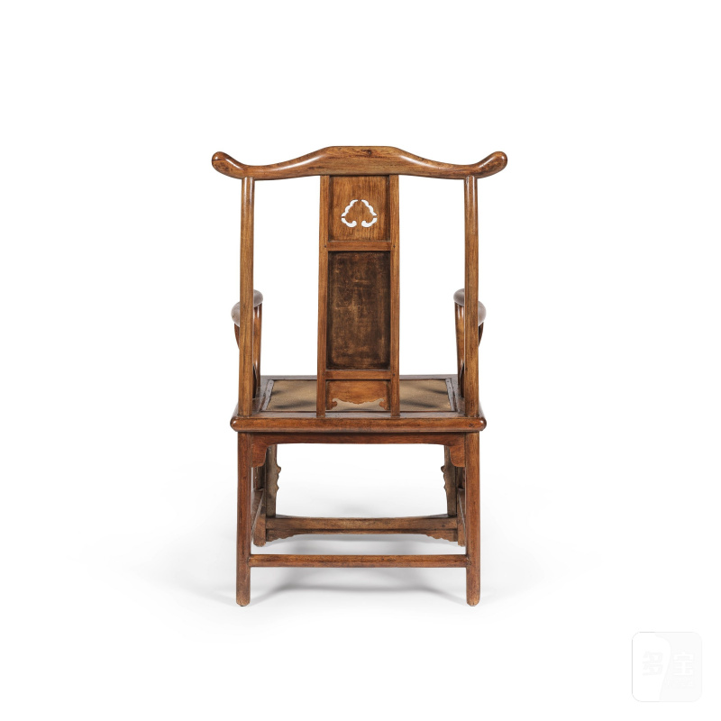 清晚期 黃花梨官帽椅 | FAUTEUIL EN HUANGHUALI, GUANMAOYI - 图2
